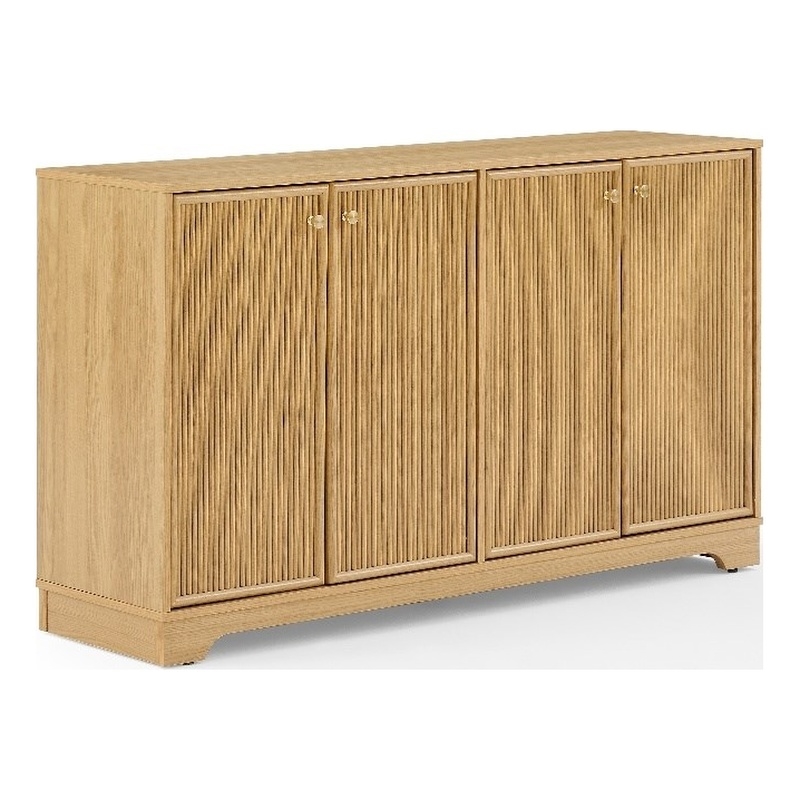 Crosley Furniture Naomi Sideboard in White Oak