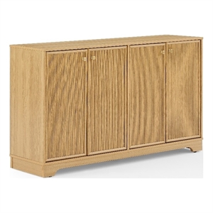 Crosley Furniture Naomi Sideboard in White Oak