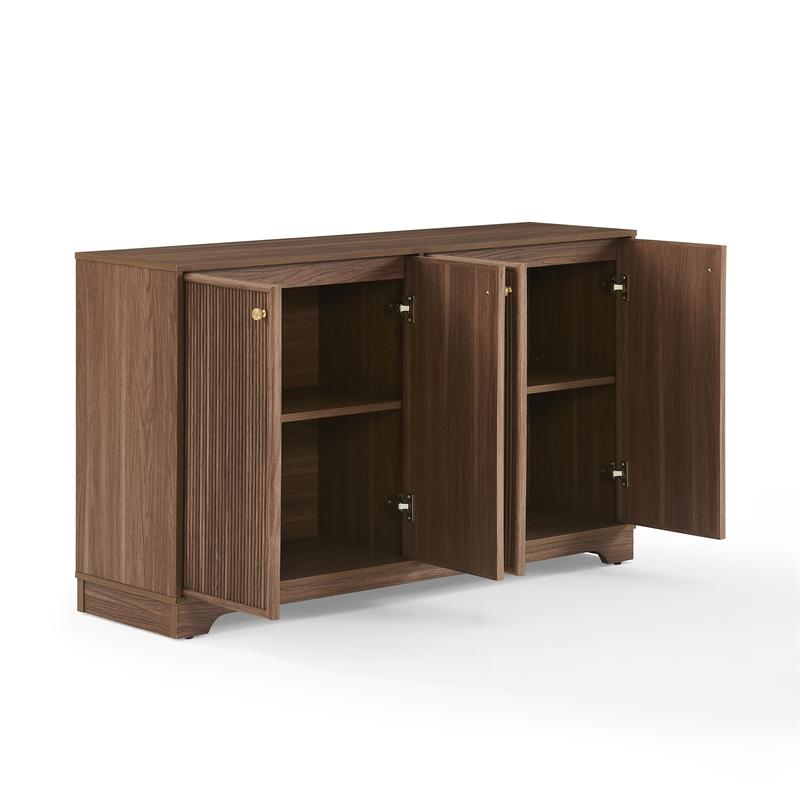 Crosley Furniture Naomi Sideboard in Walnut