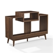 Crosley Furniture Nashville Medium Record Player Stand W/ Vinyl Storage in Brown