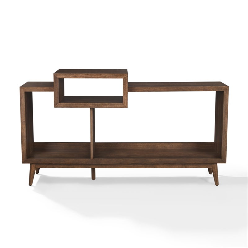 Crosley Furniture Nashville Large Record Player Stand W/ Vinyl Storage in Brown