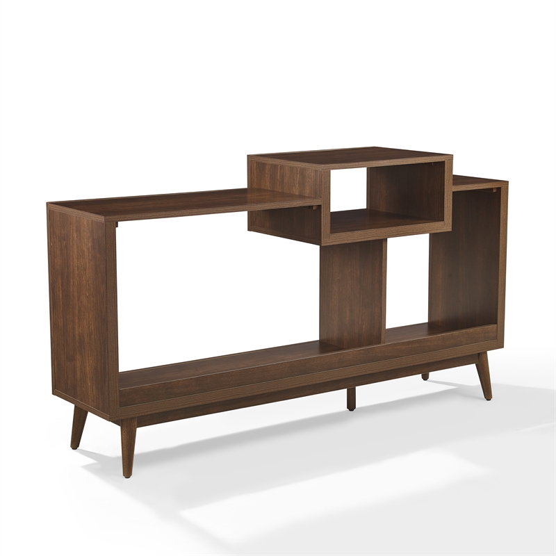 Crosley Furniture Nashville Large Record Player Stand W/ Vinyl Storage in Brown