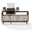 Crosley Furniture Nashville Large Record Player Stand W/ Vinyl Storage in Brown