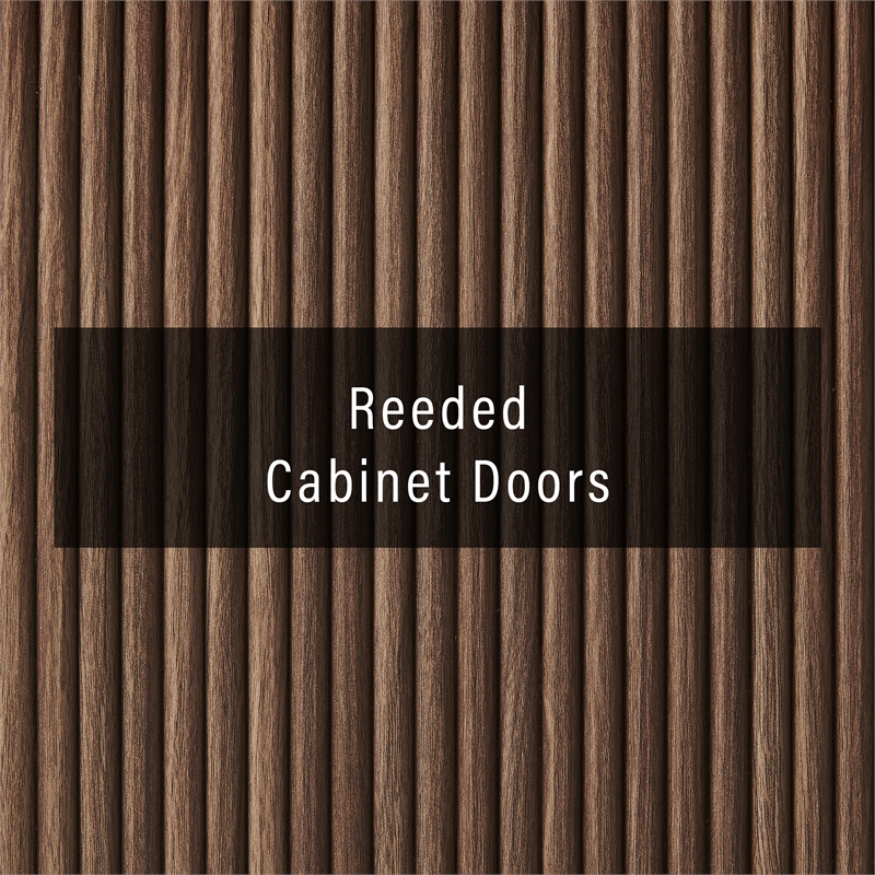 Crosley Furniture Naomi 3-Piece Sideboard And Pantry Set in Walnut