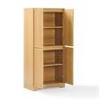 Crosley Furniture Naomi Kitchen Storage Pantry in White Oak