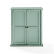 Crosley Furniture Holbrook Stackable Kitchen Storage Pantry in Seafoam Blue