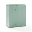 Crosley Furniture Holbrook Stackable Kitchen Storage Pantry in Seafoam Blue