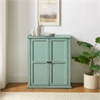 Crosley Furniture Holbrook Stackable Kitchen Storage Pantry in Seafoam Blue