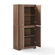 Crosley Furniture Naomi Kitchen Storage Pantry in Walnut