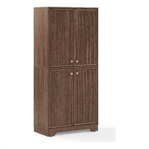 Crosley Furniture Naomi Kitchen Storage Pantry in Walnut