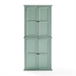 Crosley Furniture Holbrook Kitchen Storage Pantry Cabinet in Seafoam Blue