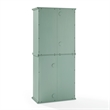 Crosley Furniture Holbrook Kitchen Storage Pantry Cabinet in Seafoam Blue