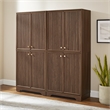 Crosley Furniture Naomi 2-Piece Kitchen Storage Pantry Set in Walnut