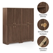 Crosley Furniture Naomi 2-Piece Kitchen Storage Pantry Set in Walnut