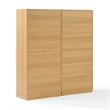 Crosley Furniture Naomi 2-Piece Kitchen Storage Pantry Set in White Oak