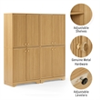 Crosley Furniture Naomi 2-Piece Kitchen Storage Pantry Set in White Oak