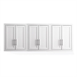 Crosley Furniture Savannah 3Pc Wall Storage Cabinet in White