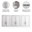 Crosley Furniture Savannah 3Pc Wall Storage Cabinet in White