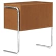 Crosley Lily Record Player Stand With Vinyl Storage in Walnut