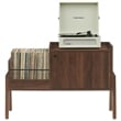 Crosley Luna Record Player Cabinet With Vinyl Storage in Walnut