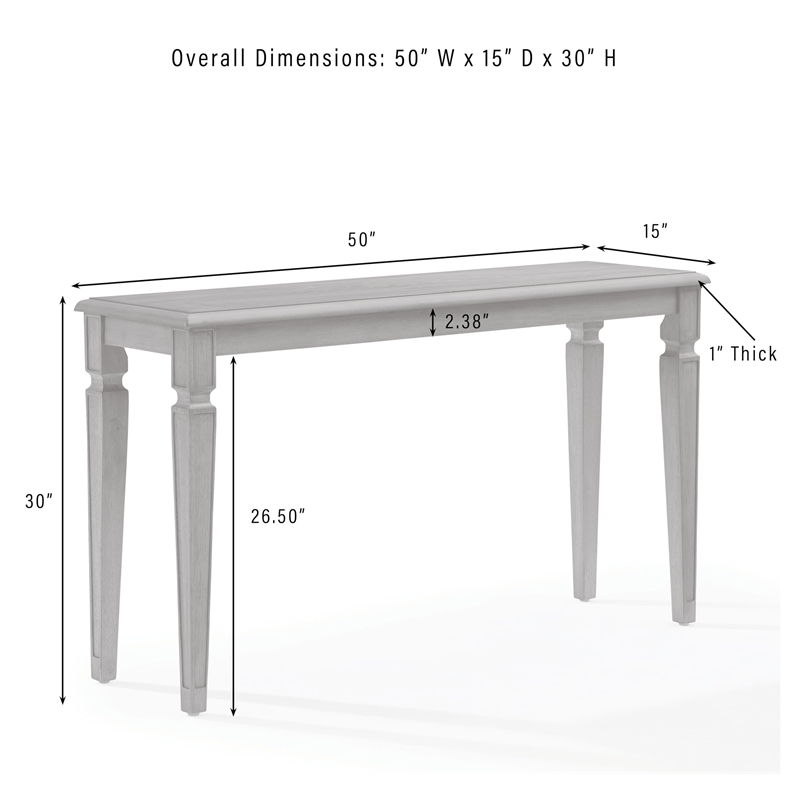 Crosley Katia Entryway Console Table in Driftwood