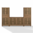 Crosley Katia 3-Piece Sideboard And 2 Pantry Set in Driftwood - Sideboard &