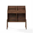 Crosley Furniture Luna Vinyl Record Storage Stand in Walnut