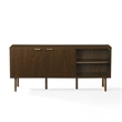 Crosley Furniture Brody Record Storage Sideboard in Brown