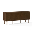 Crosley Furniture Brody Record Storage Sideboard in Brown