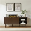 Crosley Furniture Brody Record Storage Sideboard in Brown