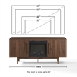 Crosley Furniture Liam Fireplace Tv Stand For 65