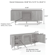 Crosley Furniture Liam Fireplace Tv Stand For 65