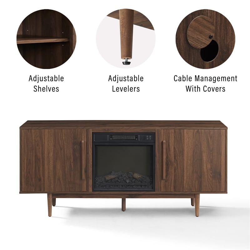 Crosley Furniture Liam Fireplace Tv Stand For 65