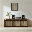 Crosley Furniture Ingrid Large Record Player Stand With Vinyl Storage in Maple