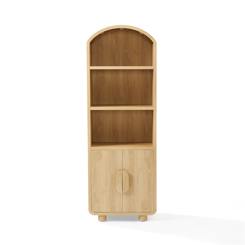 Crosley Furniture Millie Bookcase in Ash