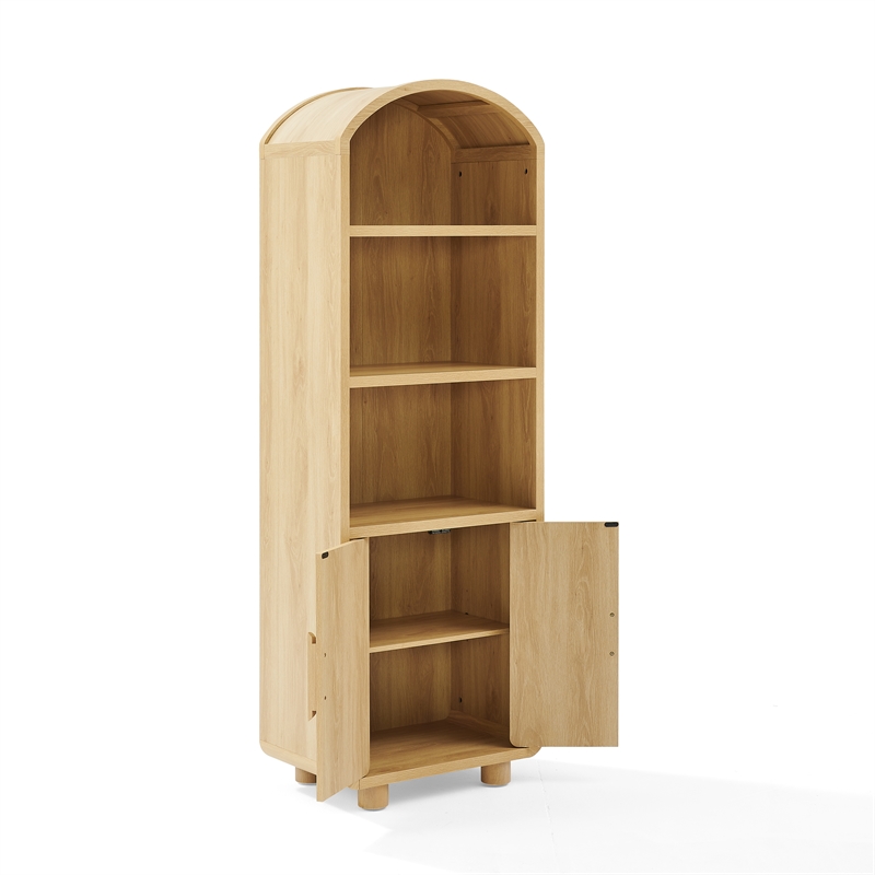Crosley Furniture Millie Bookcase in Ash