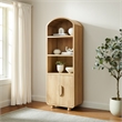 Crosley Furniture Millie Bookcase in Ash