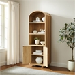 Crosley Furniture Millie Bookcase in Ash