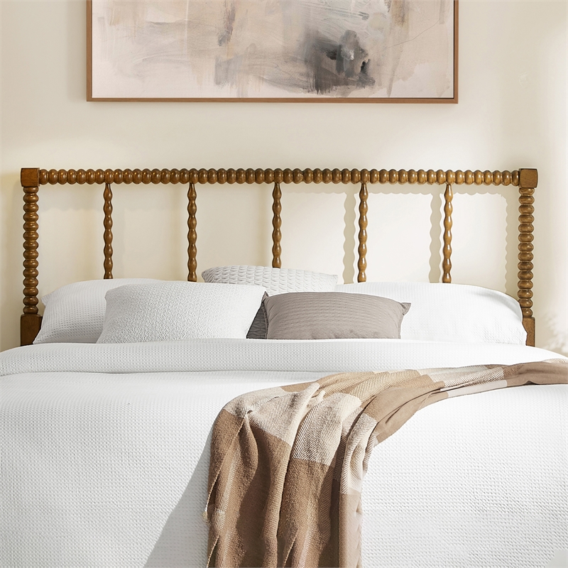 Crosley Lucille Queen Size Headboard in Brown