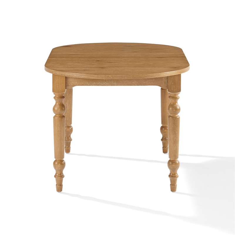 Crosley Daphne Dining Table in Rustic Brown