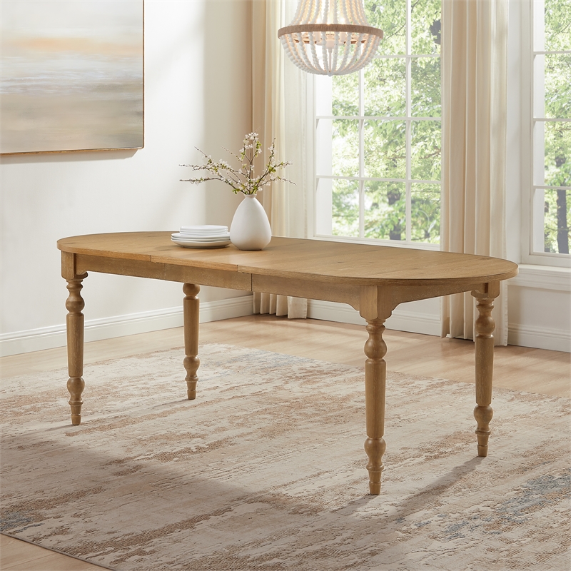 Crosley Daphne Dining Table in Rustic Brown