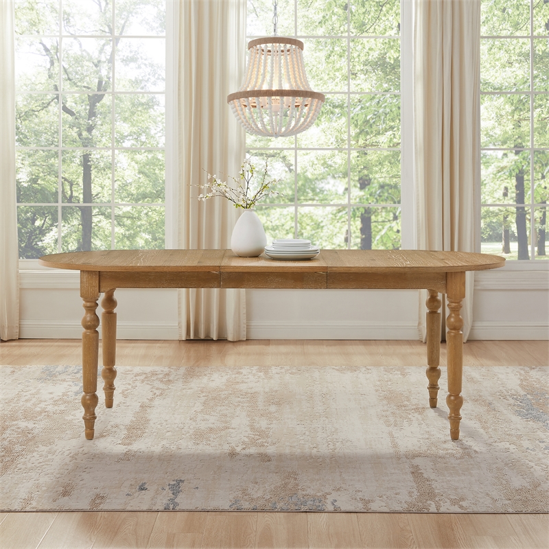 Crosley Daphne Dining Table in Rustic Brown