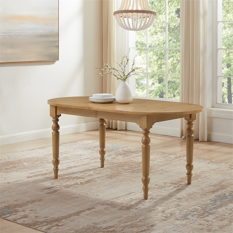 Crosley Daphne Dining Table in Rustic Brown