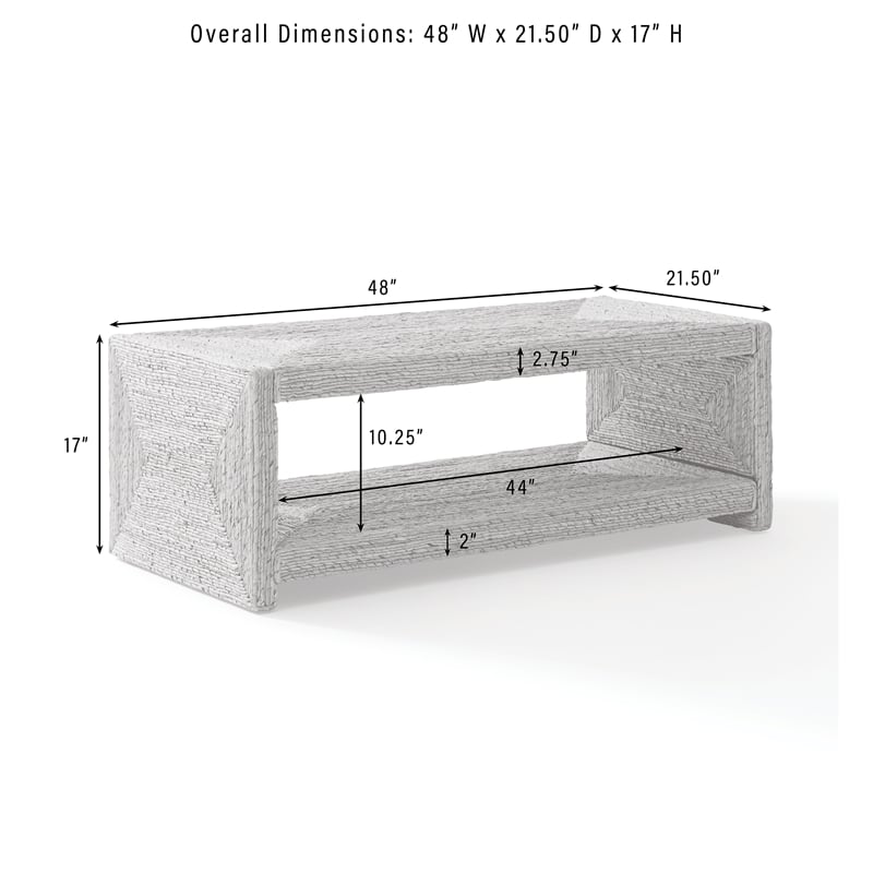 Crosley Marella Coffee Table in Banana Leaf