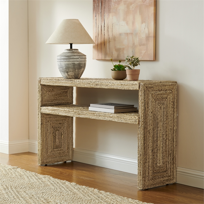 Crosley Marella Console Table in Banana Leaf