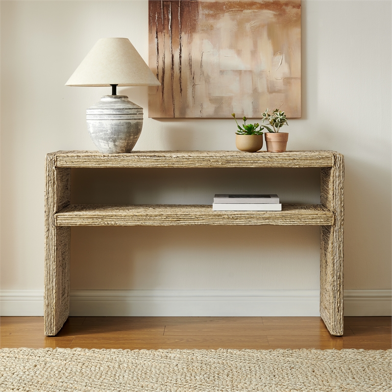 Crosley Marella Console Table in Banana Leaf