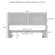 Crosley Katia King Headboard in Driftwood