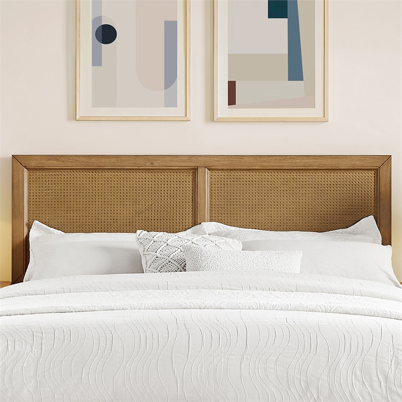 Crosley Katia Queen Headboard in Driftwood
