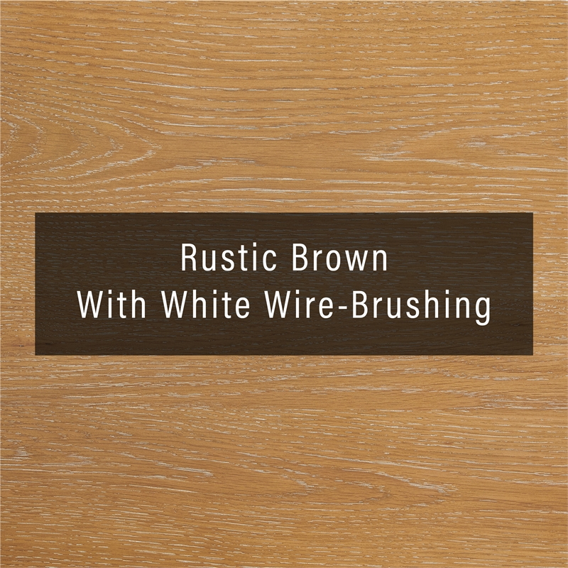 Crosley Daphne  5-Piece Dining Set in Rustic Brown and Creme - Table & 4 Chairs