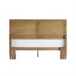 Crosley Katia Queen Bed in Driftwood - Headboard- Footboard- And Side Rails